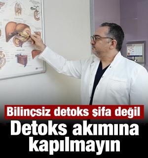 Detoks akımına kapılmayın! Bilin&ccedil;siz detoks şifa değil, hastalık dağıtıyor