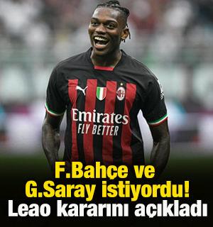 Fenerbah&ccedil;e ve Galatasaray istiyordu! Leao kararını a&ccedil;ıkladı