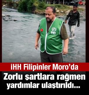 İHH ekipleri Filipinler Moro'da zorlu şartları aşarak yardımları ulaştırdı