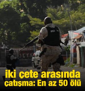 İki &ccedil;ete arasında &ccedil;atışma: En az 50 &ouml;l&uuml;