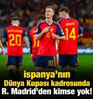 İspanya'nın D&uuml;nya Kupası kadrosu a&ccedil;ıklandı! Real'den tek isim bile yok