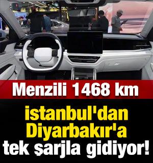 İstanbul'dan Diyarbakır'a tek şarjla gidiyor!