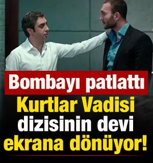 Kurtlar Vadisi'nin fenomeni ekrana d&ouml;n&uuml;yor! Bombayı patlattı