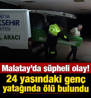 Malatya'da ş&uuml;pheli olay: 24 yaşındaki gen&ccedil; yatağında &ouml;l&uuml; bulundu