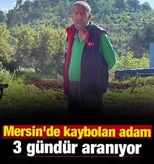 Mersin'de kaybolan adam 3 g&uuml;nd&uuml;r aranıyor 
