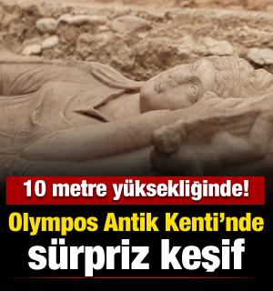 Olympos Antik Kenti&rsquo;nde yeni keşif! Aristokrat bir kadına ait lahit bulundu