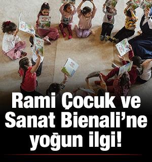 Rami &Ccedil;ocuk ve Sanat Bienali&rsquo;ne yoğun ilgi: 350 bini ge&ccedil;ti!