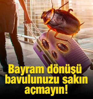 Bayram d&ouml;n&uuml;ş&uuml; bavulunuzu sakın a&ccedil;mayın!