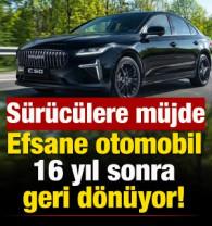 16 yıl sonra geri d&ouml;n&uuml;yor! Bir d&ouml;nemin efsane otomobiliydi