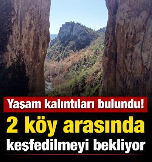 2 k&ouml;y arasında keşfedilmeyi bekleyen doğa harikası: Saltuklu Kanyonu