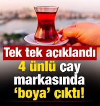 4 &uuml;nl&uuml; &ccedil;ay markasında boya &ccedil;ıktı! İşte, o liste...