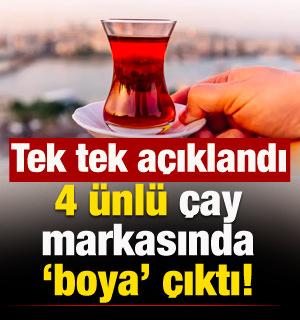4 &uuml;nl&uuml; &ccedil;ay markasında boya &ccedil;ıktı! İşte, o liste...