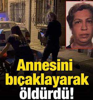 Annesini bı&ccedil;aklayarak &ouml;ld&uuml;rd&uuml;!