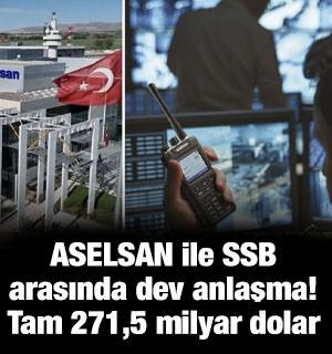 ASELSAN ile SSB arasında dev anlaşma! Tam 271,5 milyon dolar
