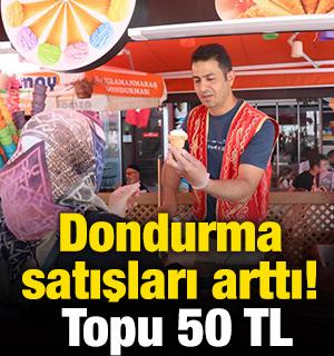 Dondurma satışları arttı! Topu 50 TL