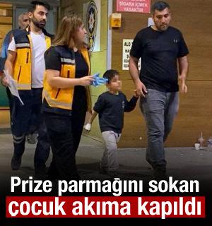 Elektrik prizine parmağını soktu! 4 yaşındaki &ccedil;ocuk akıma kapıldı