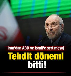 İran'dan ABD ve İsrail'e sert mesaj: Tehdit d&ouml;nemi bitti