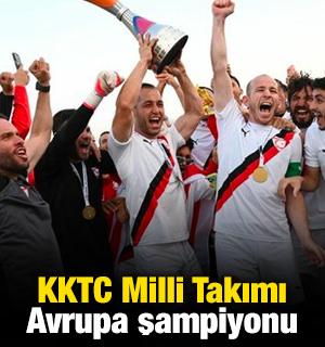 KKTC Milli Takımı Avrupa şampiyonu