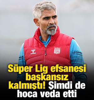 S&uuml;per Lig efsanesi başkansız kalmıştı! Şimdi de hoca veda etti