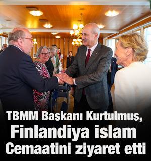 TBMM Başkanı Kurtulmuş'tan Finlandiya İslam Cemaatine ziyaret