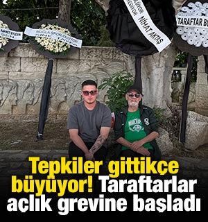Tepkiler gittik&ccedil;e b&uuml;y&uuml;yor! Taraftarlar a&ccedil;lık grevine başladı