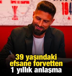39 yaşındaki efsane forvetten 1 yıllık anlaşma
