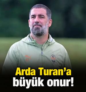 Arda Turan'a b&uuml;y&uuml;k onur!