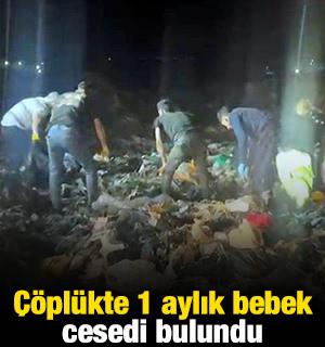 &Ccedil;&ouml;pl&uuml;kte 1 aylık bebek cesedi bulundu