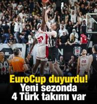EuroCup duyurdu! Yeni sezonda 4 T&uuml;rk takımı var