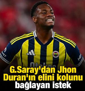 Galatasaray'dan Jhon Duran'ın elini kolunu bağlayan istek