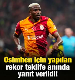 Galatasaray'dan Victor Osimhen i&ccedil;in yapılan sansasyonel teklife ışık hızıyla yanıt!