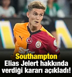 Southampton Elias Jelert hakkında kararını a&ccedil;ıkladı!