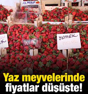 Yaz meyvelerinde fiyatlar d&uuml;ş&uuml;şte!