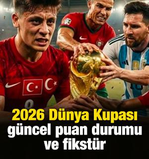 2026 D&uuml;nya Kupası g&uuml;ncel puan durumu ve fikst&uuml;r
