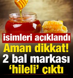 2 bal markası 'hileli' &ccedil;ıktı! İşte, isimleri a&ccedil;ıklandı
