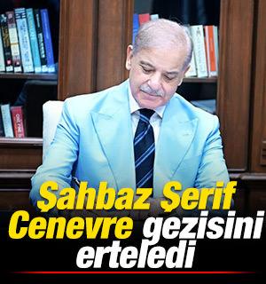 ABD ile İran'ın anlaşması sonrası Şahbaz Şerif İsvi&ccedil;re gezisini erteledi