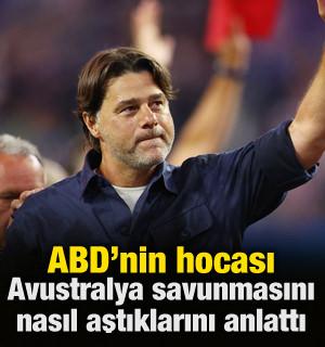 ABD'nin hocası Avustralya savunmasını nasıl aştıklarını anlattı