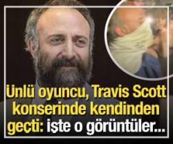 &Uuml;nl&uuml; oyuncu Travis Scott konserinde kendinden ge&ccedil;ti!