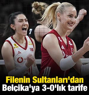 Filenin Sultanları'dan Bel&ccedil;ika'ya 3-0'lık tarife