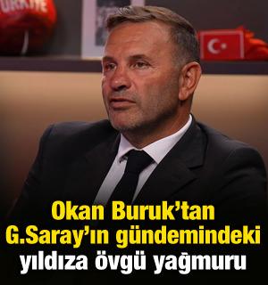 Galatasaray'ın transfer g&uuml;ndeminde olan yıldıza Okan Buruk &ouml;vg&uuml;ler yağdırdı!
