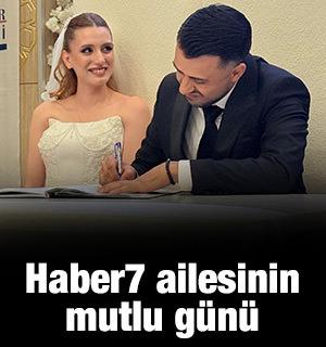 Haber7 ailesinin mutlu g&uuml;n&uuml;: Ahmet-Ela &ccedil;ifti d&uuml;nya evine girdi