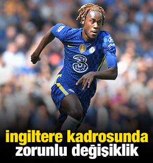 İngiltere kadrosunda zorunlu değişiklik