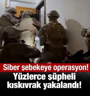 Siber su&ccedil;lara y&ouml;nelik operasyonda 330 ş&uuml;pheli g&ouml;zaltına alındı!
