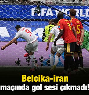 Bel&ccedil;ika-İran ma&ccedil;ında gol sesi &ccedil;ıkmadı!