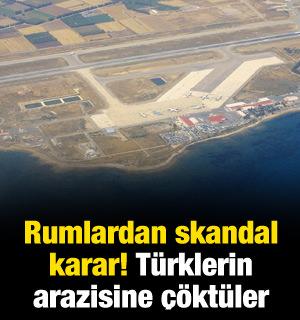Kıbrıslı T&uuml;rklerin arazisine el kondu: İ&ccedil;inde havalimanı ve askeri &uuml;s bulunuyor