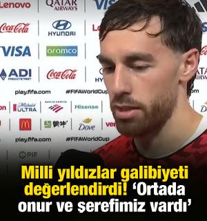 Milli yıldızlar ABD galibiyetini değerlendirdi! 'Ortada onurumuz ve şerefimiz vardı'
