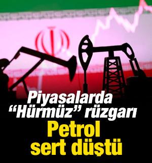 Petrol sert d&uuml;şt&uuml;! Piyasalarda "H&uuml;rm&uuml;z" r&uuml;zgarı