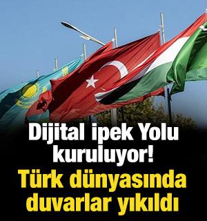 Resmi Gazete'de yayımlandı, Dijital İpek Yolu kuruluyor! T&uuml;rk d&uuml;nyasında duvarlar yıkıldı