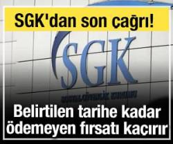 SGK'dan son &ccedil;ağrı! 31 Ağustos'a kadar ilk taksiti &ouml;demezseniz fırsat ka&ccedil;ıyor