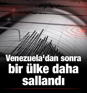 Venezuela'dan sonra bir &uuml;lke daha sallandı: Korkutan deprem!